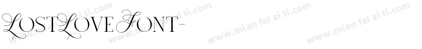 LostLove Font字体转换